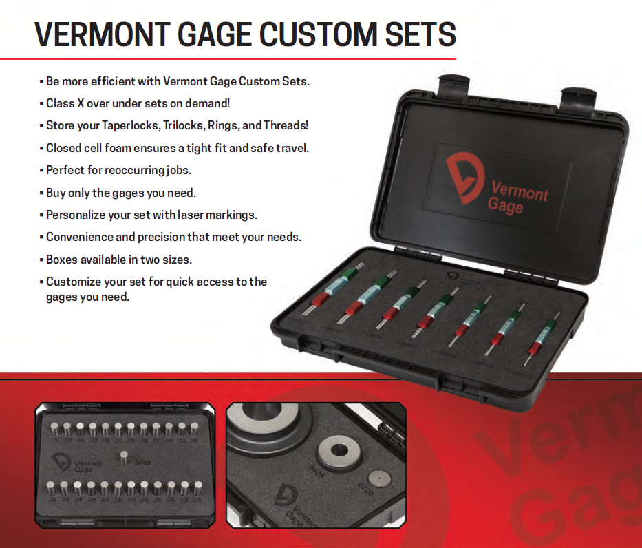 Vermont Gauge Custom Sets